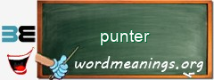 WordMeaning blackboard for punter